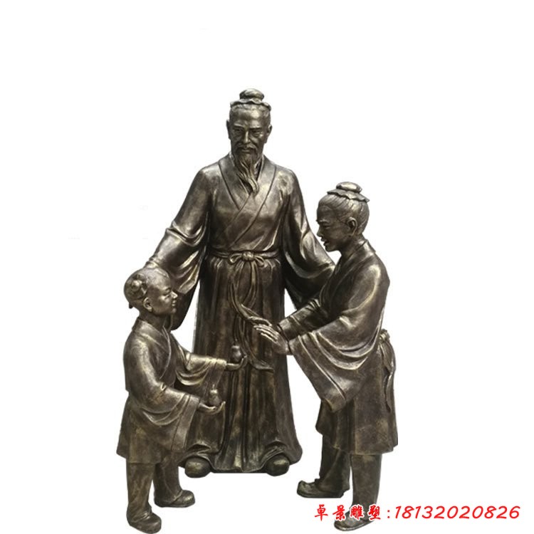 孔融讓梨銅雕，城市景觀銅雕