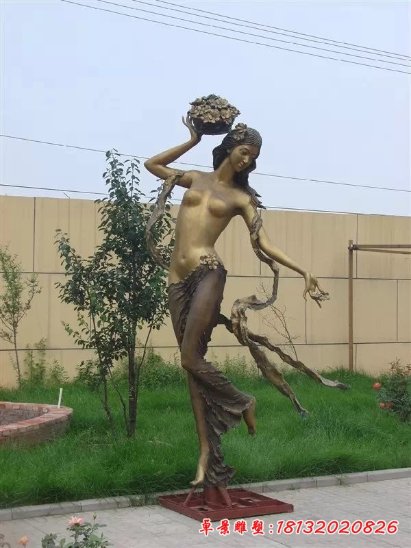 美女銅雕，人物銅雕