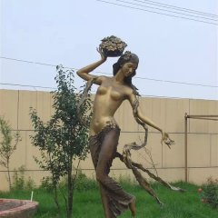 美女銅雕，人物銅雕