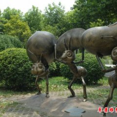 螞蟻銅雕，公園螞蟻雕塑，景觀銅雕