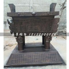 銅雕鼎，鑄銅鼎雕塑