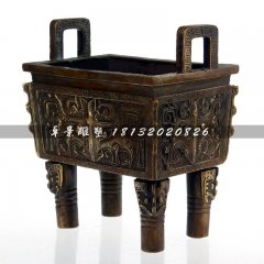銅鼎，四腳銅鼎，廣場(chǎng)銅鼎