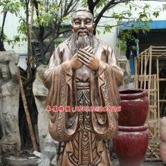 孔子銅雕，孔子雕塑