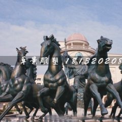 阿波羅戰(zhàn)車銅雕，廣場景觀雕塑