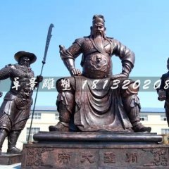 關(guān)公銅雕，古代人物銅雕
