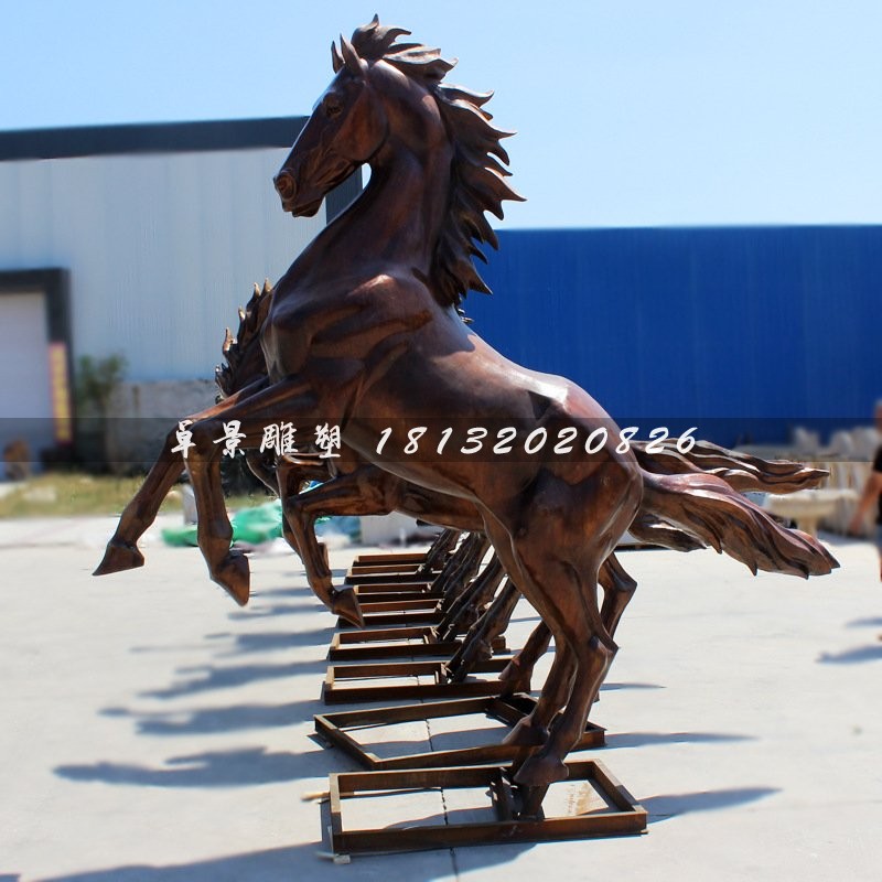 銅雕馬，招財(cái)馬銅雕