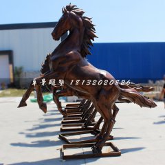 銅雕馬，招財(cái)馬銅雕