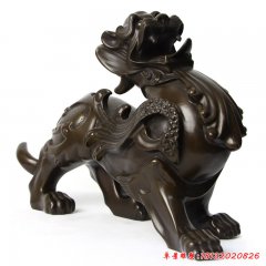 貔貅銅雕，神獸銅雕