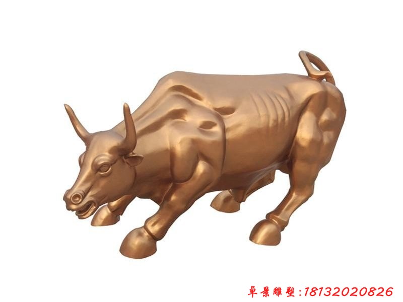 銅牛雕塑，廣場(chǎng)華爾街牛