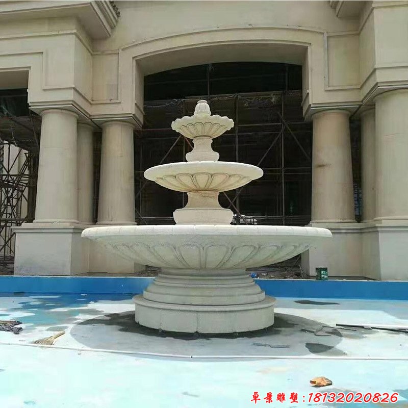 大理石三層簡(jiǎn)約歐式噴泉