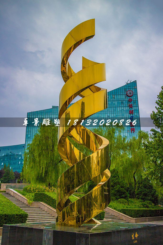 不銹鋼生命雕塑，廣場不銹鋼雕塑