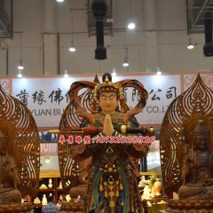 玻璃鋼韋陀菩薩雕塑，玻璃鋼神仙雕塑