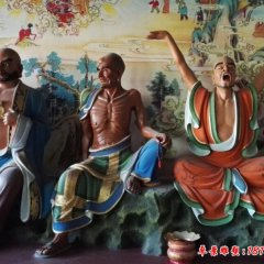 玻璃鋼十八羅漢，玻璃鋼佛像雕塑