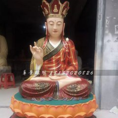 地藏王菩薩雕塑，玻璃鋼彩繪佛像雕塑