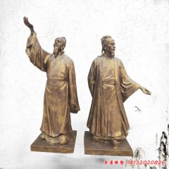 詩仙李白雕塑，玻璃鋼人物雕塑