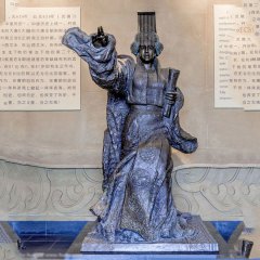 武則天雕塑，玻璃鋼古代人物雕塑