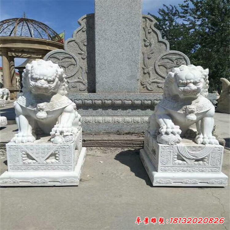 石雕做舊看門(mén)獅子 (3)