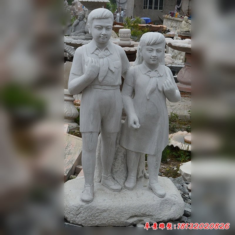 小學生石雕,校園人物石雕