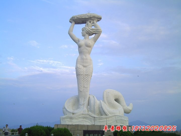 女媧補天石雕，公園神仙石雕