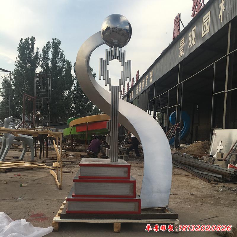 不銹鋼書籍鑰匙雕塑，校園不銹鋼雕塑