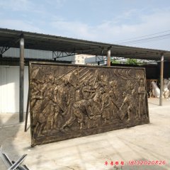 廣場(chǎng)壁畫(huà)銅浮雕