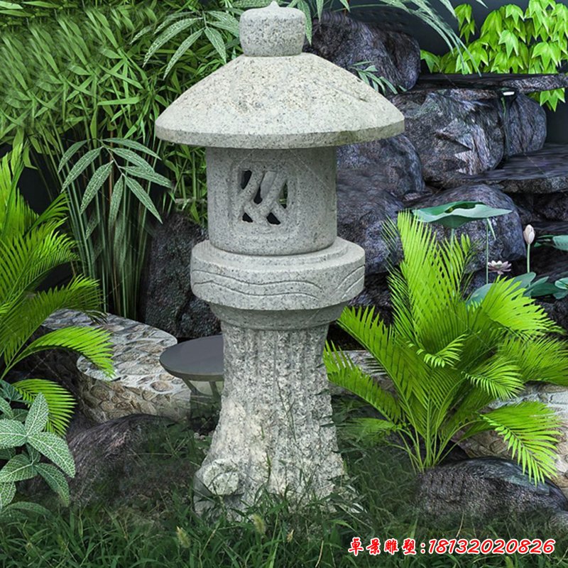 大理石燈，園林景觀擺件