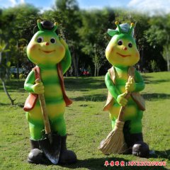 玻璃鋼卡通毛毛蟲(chóng)雕塑