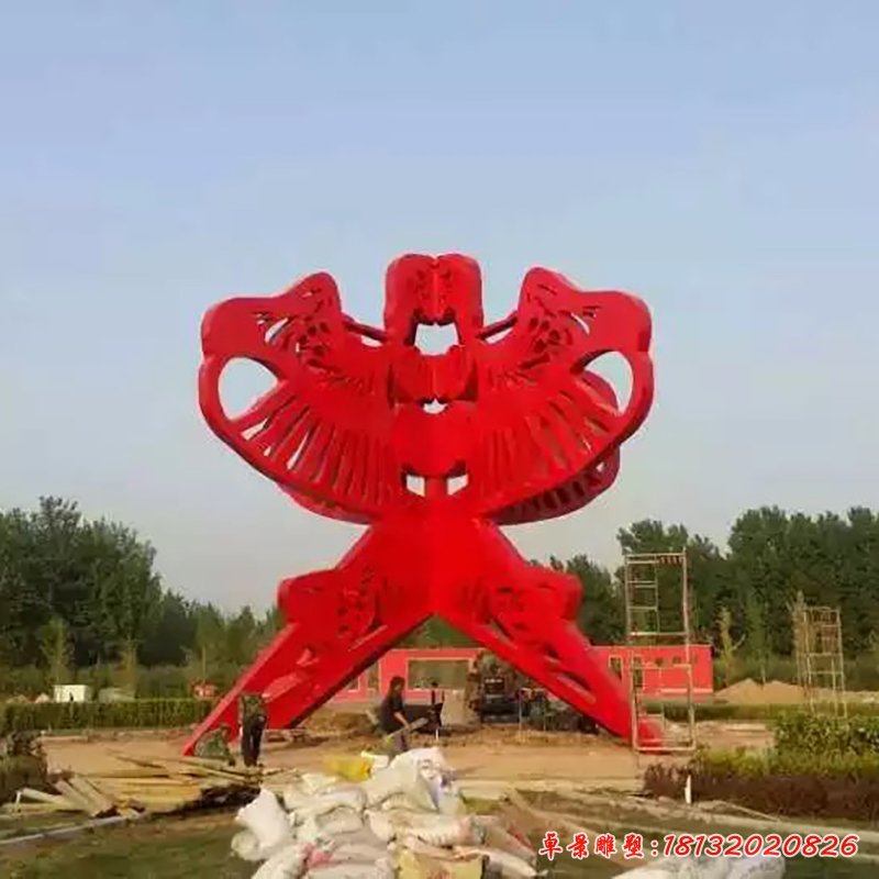 不銹鋼風(fēng)箏雕塑,廣場(chǎng)風(fēng)箏不銹鋼雕塑 (3)
