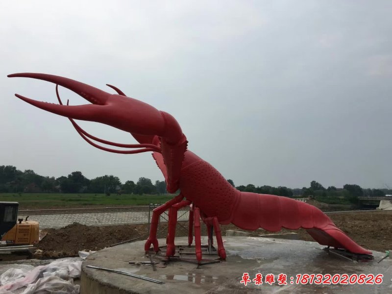 大型廣場(chǎng)龍蝦景觀雕塑 (3)