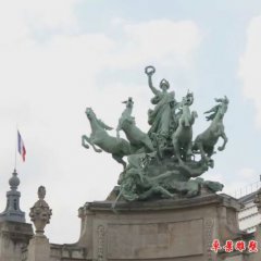 景區(qū)廣場(chǎng)阿波羅戰(zhàn)車石雕