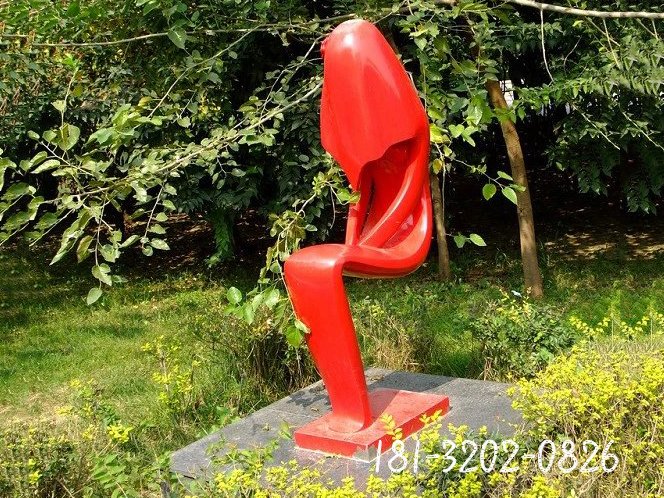 不銹鋼抽象人物，公園不銹鋼雕塑[1]
