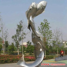 魚雕塑不銹鋼