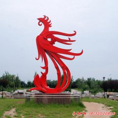 不銹鋼鳳凰雕塑 動物雕塑