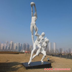 不銹鋼運(yùn)動(dòng)人物雕塑
