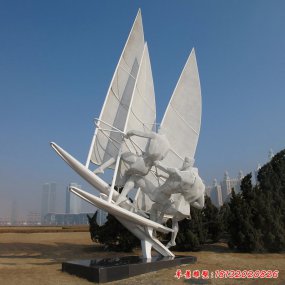 體育運(yùn)動(dòng)不銹鋼雕塑