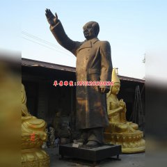 廣場(chǎng)偉人銅雕