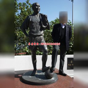 名人銅雕塑