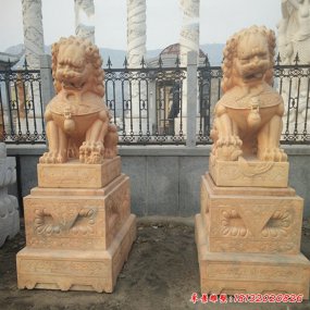 守門獅子石雕