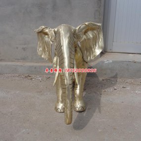 銅雕大象 動物銅雕塑