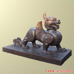 貔貅雕塑 動(dòng)物銅雕塑