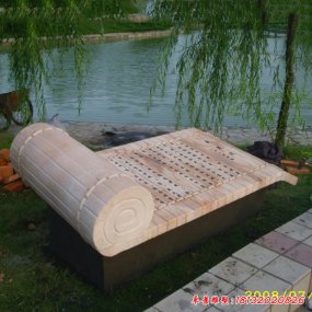 竹簡(jiǎn)石雕書